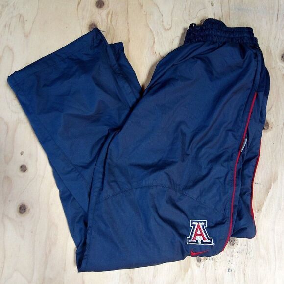 Vintage Nike Storm Fit Arizona Wildcats Striped Mesh Lines Wind Pants Joggers - Picture 1 of 9